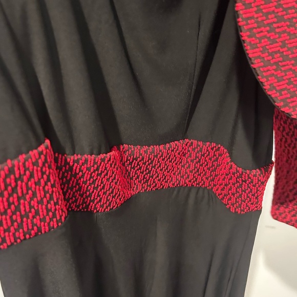 NWT North Style Women’s Size 16 Red and Black Dress with Jacket - Picture 8 of 10